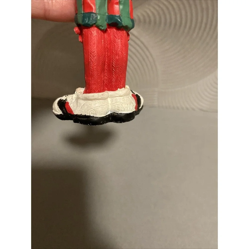 1994‎ Jeanne Golfing Santa Hanging Christmas Ornament 7
